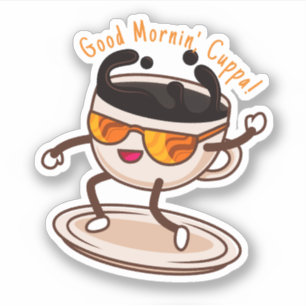 National Coffee Day Sticker