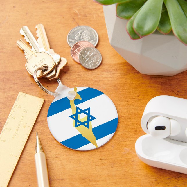 National Colours Of Israel Keychain (Creator Uploaded)