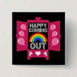 National Coming Out Day Button