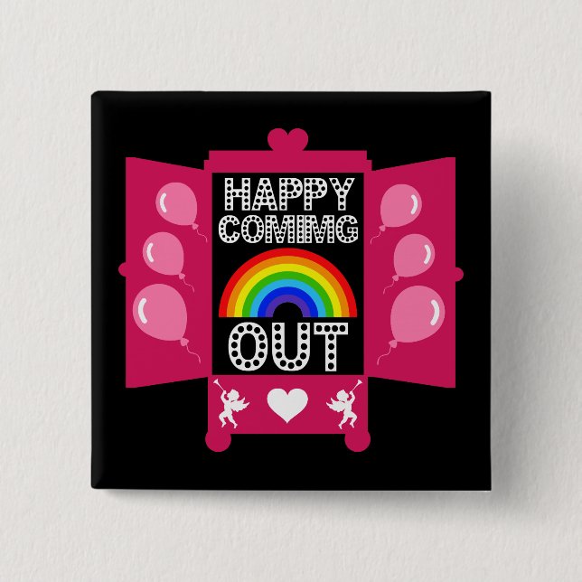 National Coming Out Day Button (Front)