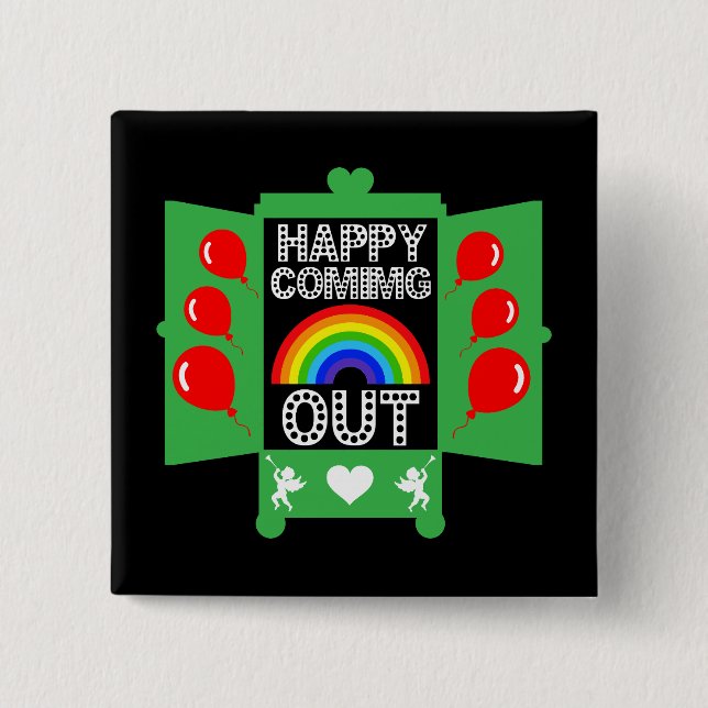 National Coming Out Day Button (Front)