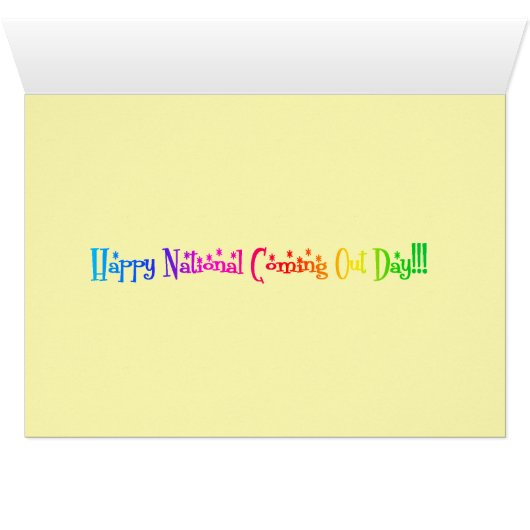 National Coming Out Day (NCOD) Closet LGBT (Inside Horizontal (Bottom))