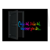 National Coming Out Day (NCOD) Closet LGBT (Front Horizontal)