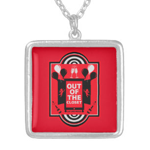 National Coming Out Day NCOD Silver Plated Necklace