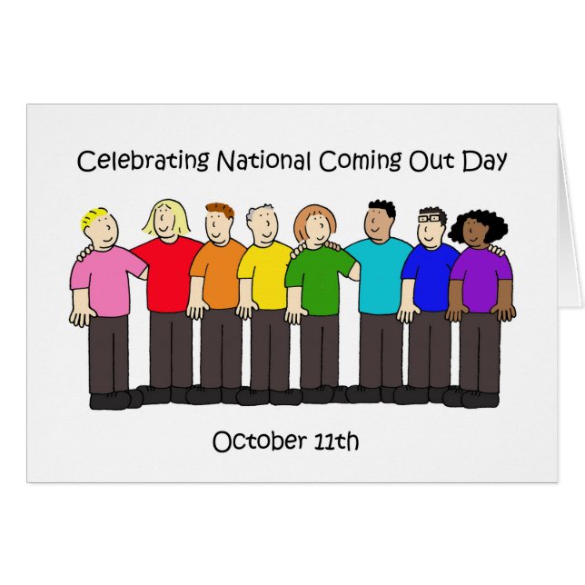 National Coming Out Day - October 11th Cards (Front Horizontal)