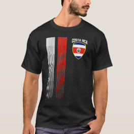 National Costa Rica Flag Rican Football Fan Soccer T-Shirt