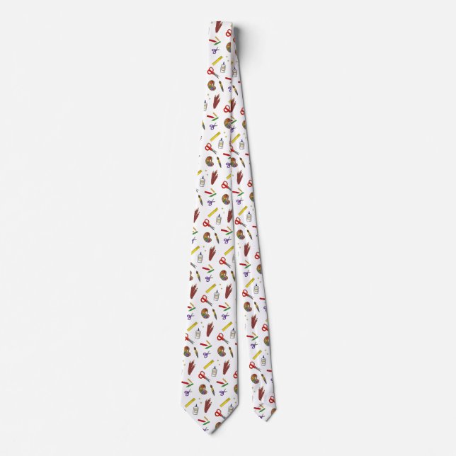 National Crafting Month Neck Tie (Front)