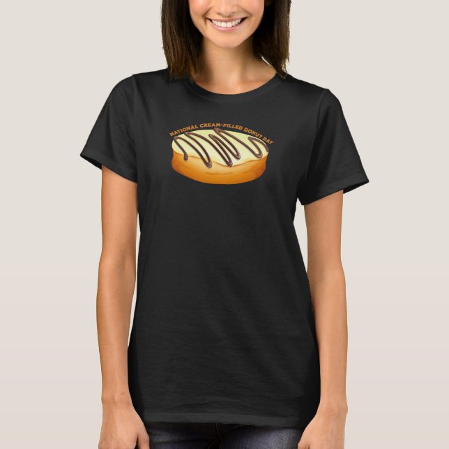 National Cream-Filled Donut Day T-Shirt (Front)
