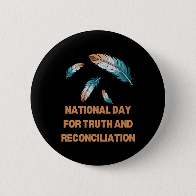 National Day For Truth And Reconciliation Sticker  Button (Front)
