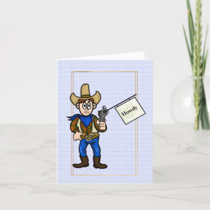 National Day Of The Cowboy Hello Card