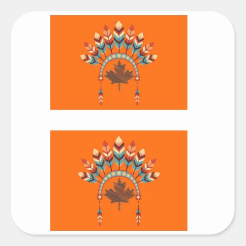 national day of truth and reconciliation orange square sticker