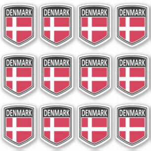 National - Denmark Sticker