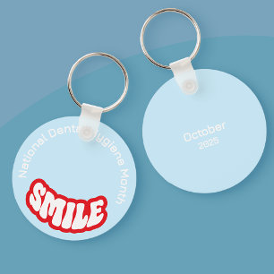 National Dental Hygiene Month keyring/ Keychain
