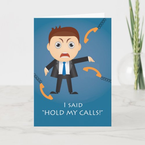 National Ding_a_Ling Day Frustrated Boss Card