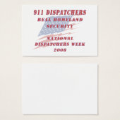 National Dispatchers Week 2008 (Front & Back)