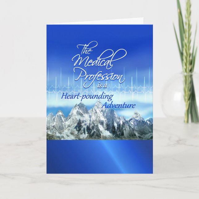 National Doctor's Day Card_Doctors' Day Heartbeat Card (Front)