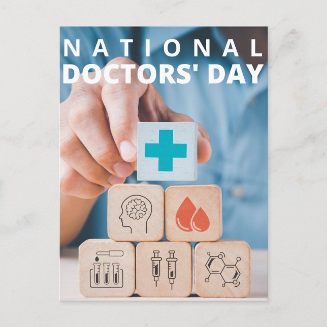 National Doctors' Day Postcard (Front)