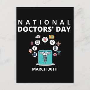 National Doctors' Day Postcard