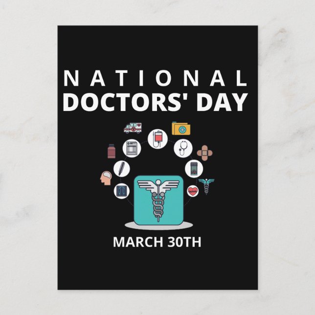 National Doctors' Day Postcard (Front)