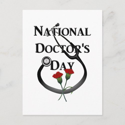 National  Doctors Day Postcard