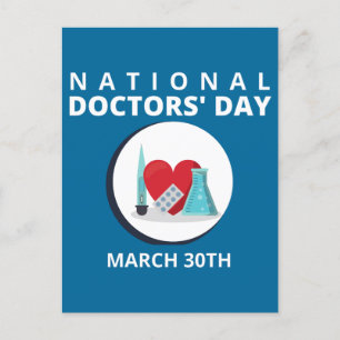 National Doctors' Day Postcard