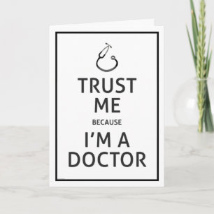 National Doctors' Day-Trust Me-I'm A Doctor Card