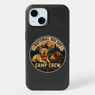 National Dog Day Camp Crew Labrador iPhone 15 Case