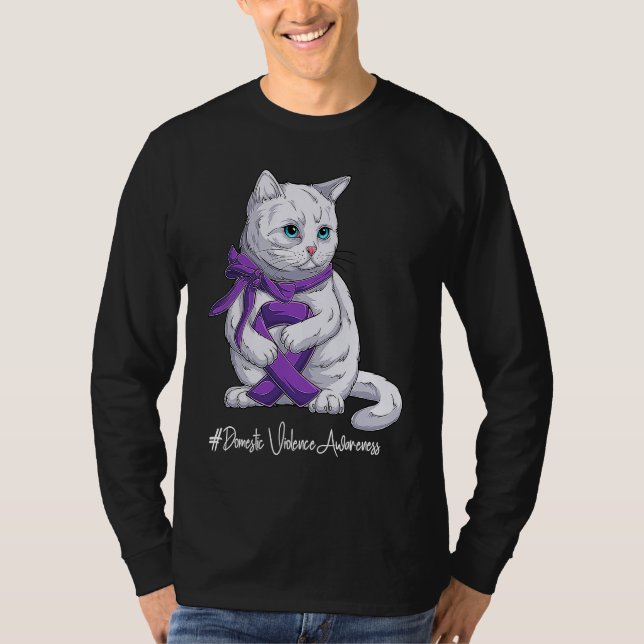 National Domestic Violence Awareness Month Purple  T-Shirt (Front)