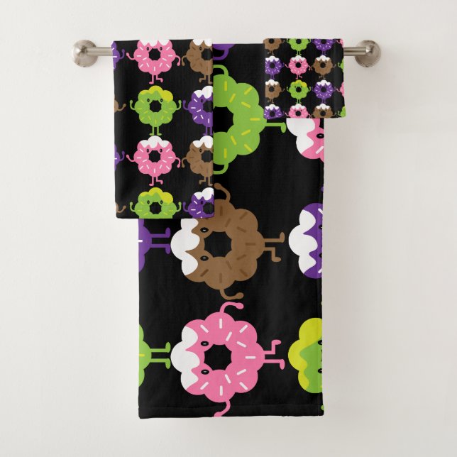 National Donut Day Bath Towel Set (Insitu)