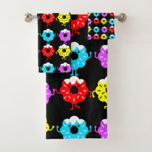 National Donut Day Doughnuts Bath Towel Set