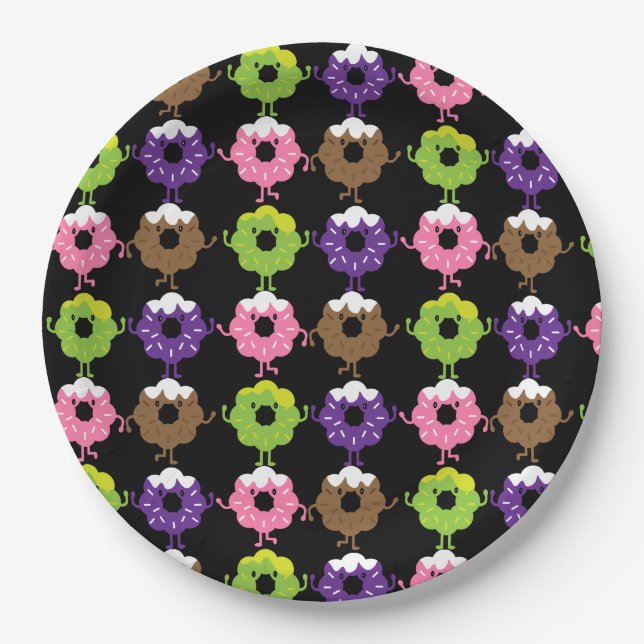 National Donut Day Paper Plates (Front)