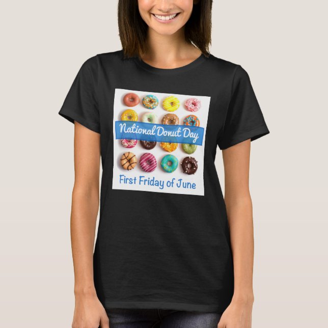 National Donut Day T-Shirt (Front)