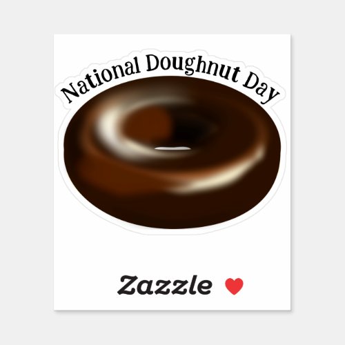 National Doughnut Day Sticker