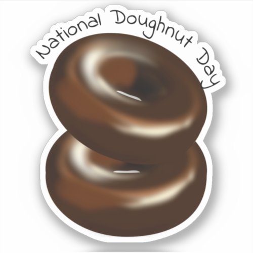 National Doughnut Day Sticker