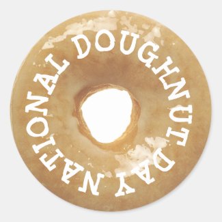 National Doughnut Day Stickers