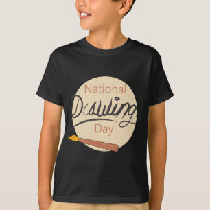 National Drawing Day Sign T-Shirt