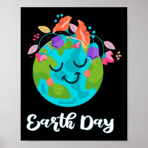 National Earth Day Happy Earth Day April 25 Kids G Poster