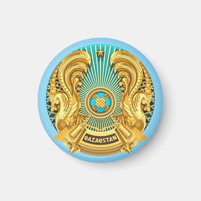 National Emblem of Kazakhstan Magnet (Front)