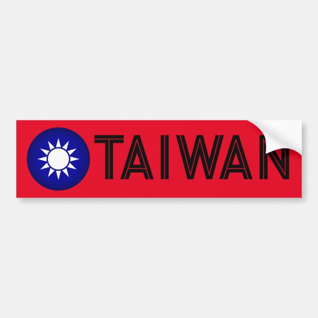 National Emblem of Taiwan Bumper Sticker (Front)