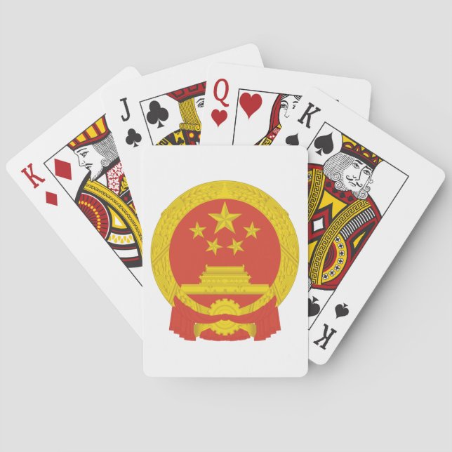 National Emblem of the People's Republic of China Poker Cards (Back)