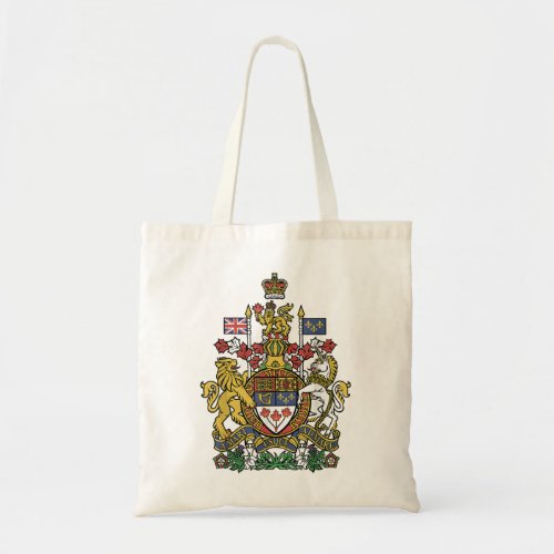 National Emblem Seal Symbol Coat of Arms of Canada Tote Bag