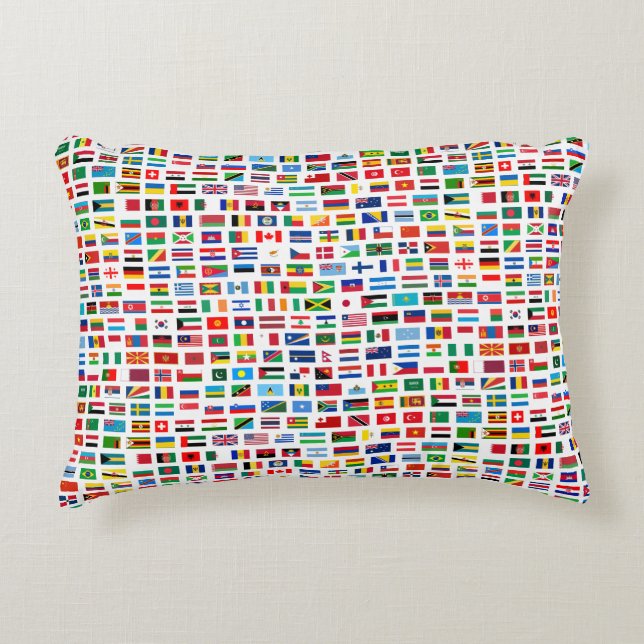 National emblems accent pillow (Front)