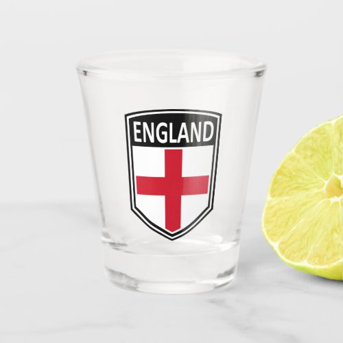 National _ England Shot Glass
