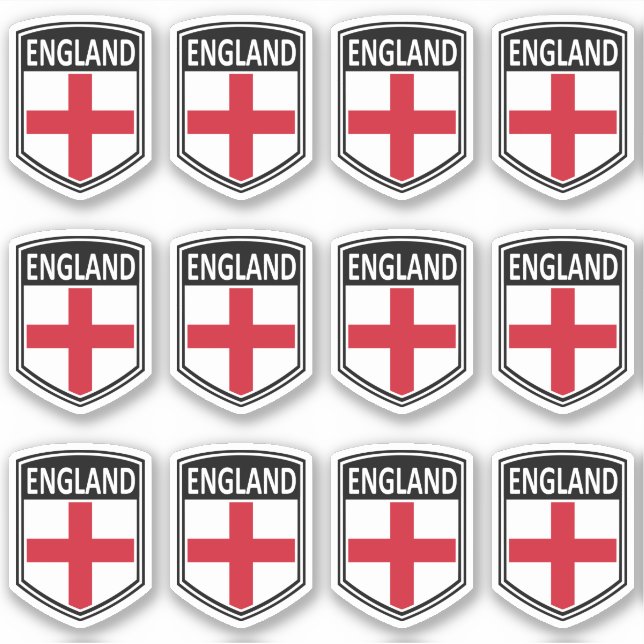 National - England Sticker (Front)