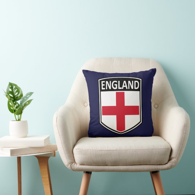 National - England Throw Pillow (Chair)