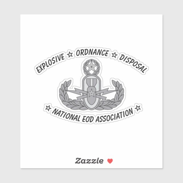 National EOD Association Vinyl Sticker (Sheet)