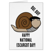 National Escargot Day Card (Front)