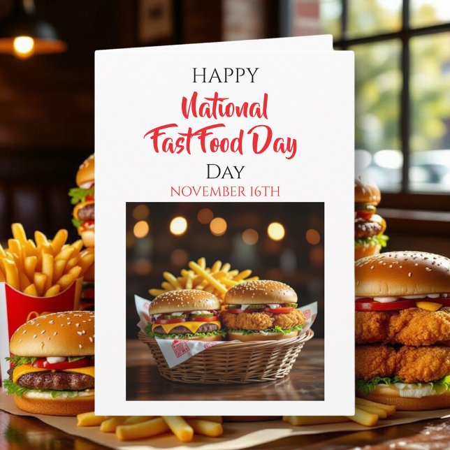 National Fast Food Day | Nov 16th Card (Creator Uploaded)