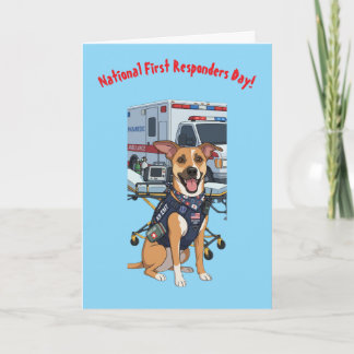 National First Responders Day Card
