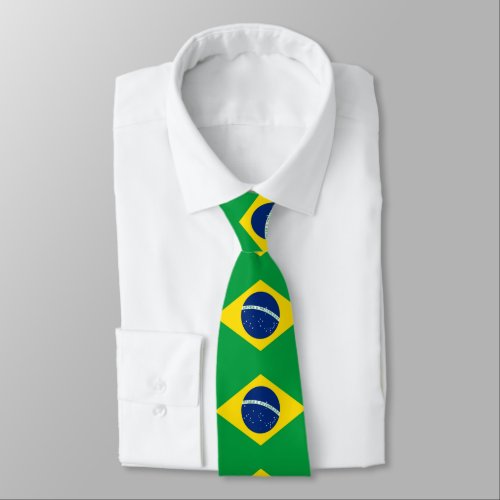 National flag Brazil Neck Tie